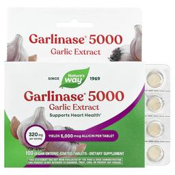 Nature S Way Garlinase 5000 Garlic Extract 320 Mg 100 Vegan Enteric Coated Tablets