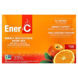 Ener C Vitamin C Multivitamin Drink Mix Orange 30 Packets 0 3 Oz 8 67 G Each