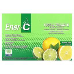Ener C Bubbly Multivitamin Drink Mix Lemon Lime 30 Packets 0 3 Oz 9 56 G Each
