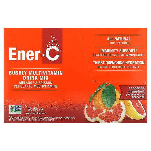 Ener C Vitamin C Bubbly Multivitamin Drink Mix Tangerine Grapefruit 1 000 Mg 30 Packets product image
