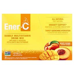 Ener C Bubbly Multivitamin Drink Mix Peach Mango 30 Packets 0 3 Oz 9 64 G Each