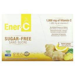 Ener C Vitamin C Drink Mix Sugar Free Lemon Ginger 1 000 Mg 30 Packets