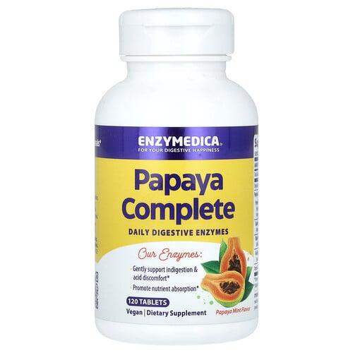 Enzymedica Papaya Complete Papaya Mint 120 Tablets