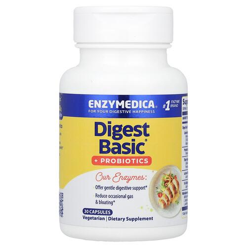 엔자이메디카 Enzymedica, Digest Basic® + 프로바이오틱, 캡슐 30정 product image