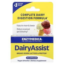 Enzymedica Dairyassist 30 Capsules