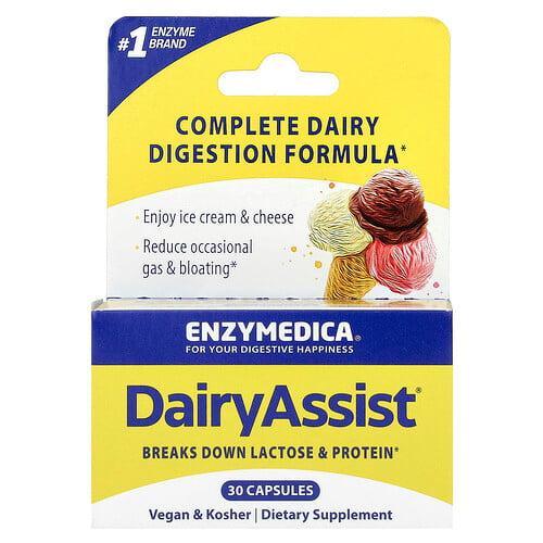 Enzymedica Dairyassist 30 Capsules