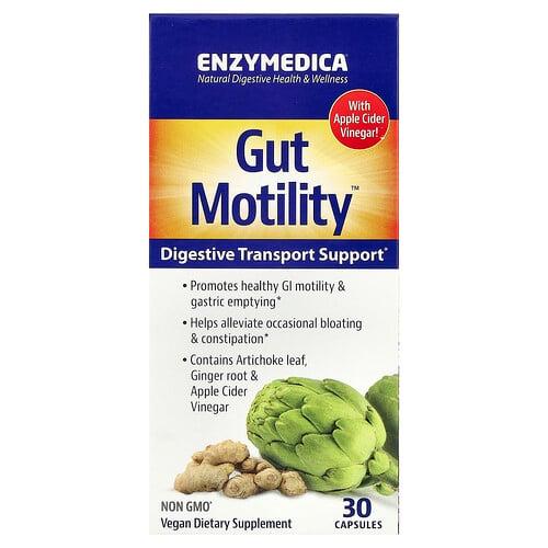 Enzymedica Gut Motility Digestive Transport Support 30 Capsules