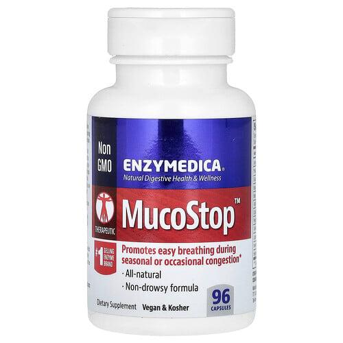 Enzymedica Mucostop 96 Capsules