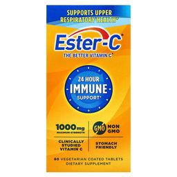 Esterc 24 Hour Immune Support 1 000 Mg 60 Vegetarian Coated Tablets