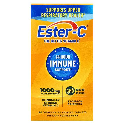 Esterc 24 Hour Immune Support 1 000 Mg 90 Vegetarian Coated Tablets