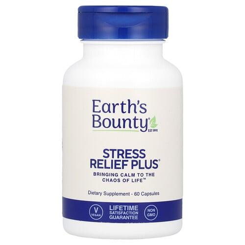 Earth S Bounty Stress Relief Plus 60 Capsules