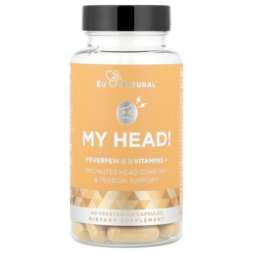 Eu Natural My Head Feverfew B Vitamins 60 Vegetarian Capsules