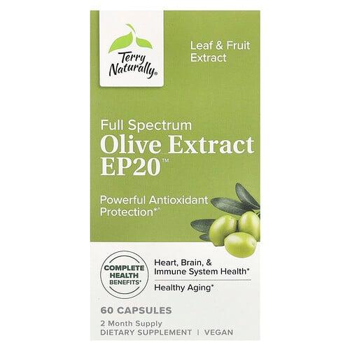 Terry Naturally Full Spectrum Olive Extract Ep20 60 Capsules