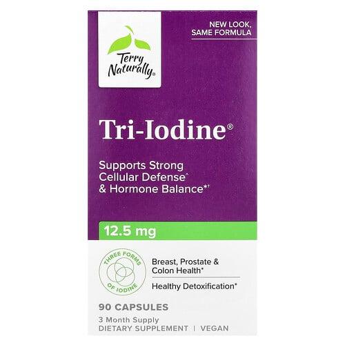 Terry Naturally Tri Iodine 12 5 Mg 90 Capsules