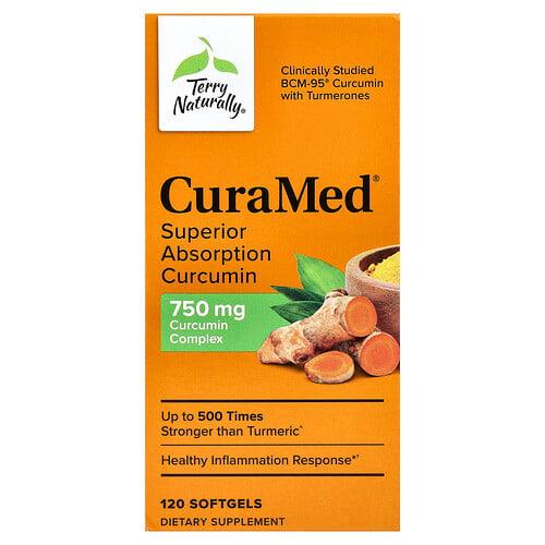 Terry Naturally Curamed Superior Absorption Curcumin 120 Softgels