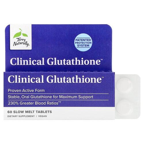 Terry Naturally Clinical Glutathione 60 Slow Melt Tablets 150 Mg Per Tablet