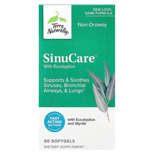 Terry Naturally Sinucare With Eucalyptus 60 Softgels