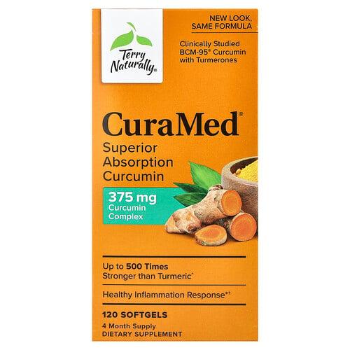 Terry Naturally Curamed Superior Absorption Curcumin 120 Softgels