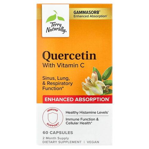 Terry Naturally Quercetin With Vitamin C 60 Capsules product image