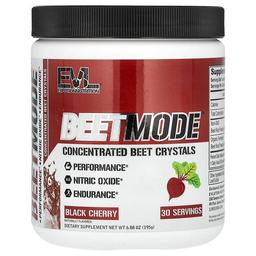 Evlution Nutrition Beetmode Concentrated Beet Crystals Black Cherry 6 88 Oz 195 G