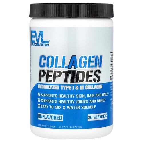Evlution Nutrition Collagen Peptides Unflavored 11 64 Oz 330 G