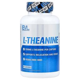 Evlution Nutrition L Theanine 200 Mg 60 Veggie Capsules