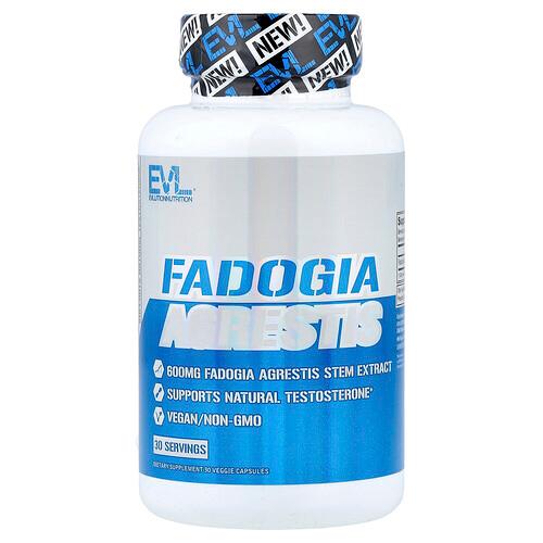 Evlution Nutrition Fadogia Agrestis 600 Mg 30 Veggie Capsules