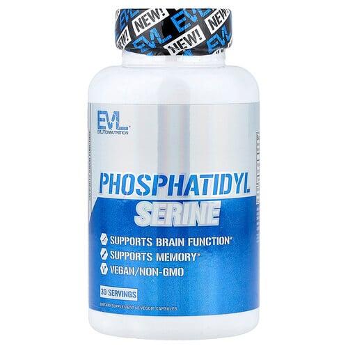 Evlution Nutrition Phosphatidyl Serine 60 Veggie Capsules 150 Mg Per Capsule