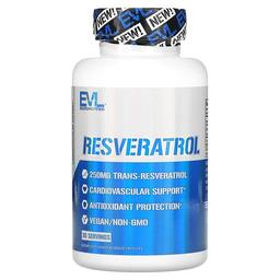 Evlution Nutrition Resveratrol 250 Mg 60 Veggie Capsules
