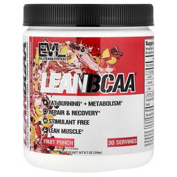 Evlution Nutrition Lean Bcaa Fruit Punch 8 7 Oz 246 G