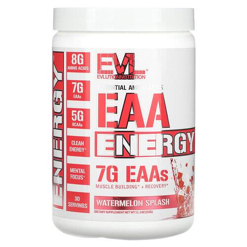 Evlution Nutrition Eaa Energy Watermelon Splash 11 1 Oz 315 G