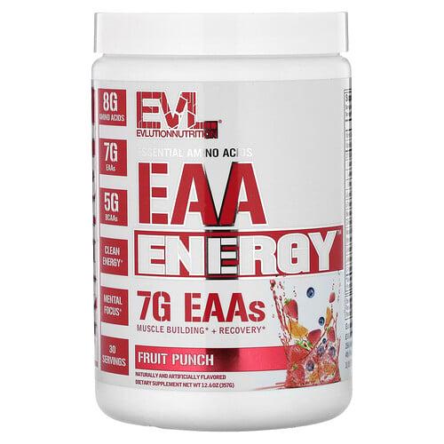 Evlution Nutrition Eaa Energy Fruit Punch 12 6 Oz 357 G