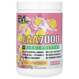 Evlution Nutrition Eaa 7000 Electrolytes Pink Lemonade 13 Oz 369 G