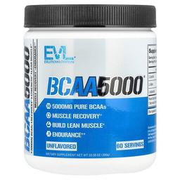 Evlution Nutrition Bcaa5000 Unflavored 10 58 Oz 300 G