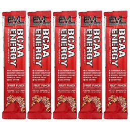Evlution Nutrition Bcaa Energy Fruit Punch 5 Packets 0 3 Oz 9 9 G Each
