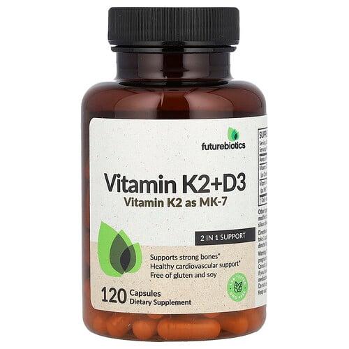 Futurebiotics Vitamin K2 D3 120 Capsules