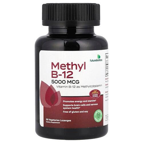 Futurebiotics Methyl B 12 Cherry 5 000 Mcg 90 Vegetarian Lozenges product image