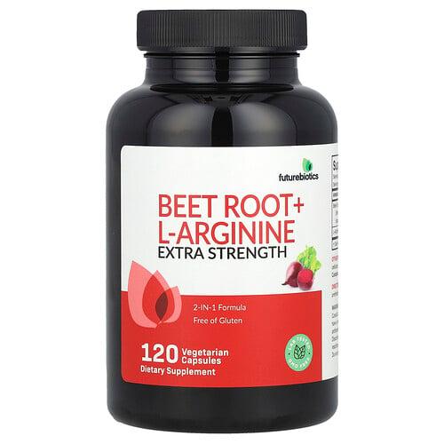 Futurebiotics Beet Root L Arginine 120 Vegetarian Capsules