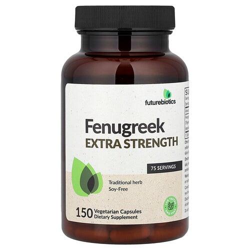 Futurebiotics Fenugreek 150 Vegetarian Capsules 120 Mg Per Capsule