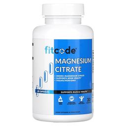 Fitcode Magnesium Citrate 60 Veggie Capsules 200 Mg Per Capsule