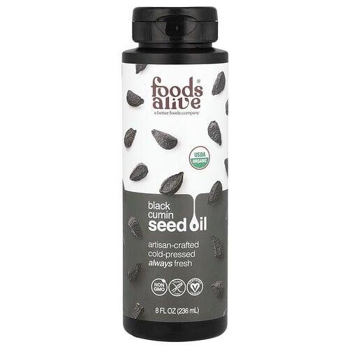 Foods Alive Organic Black Cumin Seed Oil 8 Fl Oz 236 Ml