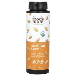 Foods Alive Organic Sunflower Lecithin Liquid 8 Fl Oz 236 Ml