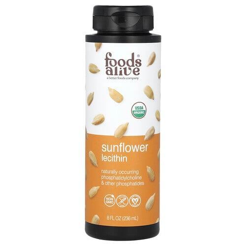 푸드 얼라이브 Foods Alive, 유기농 해바라기 레시틴, 236ml(8fl oz) product image