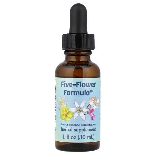 Flower Essence Services Five Flower Formula Flower Essence Combination 1 Fl Oz 30 Ml