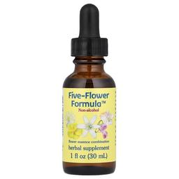 Flower Essence Services Five Flower Formula Flower Essence Combination Non Alcohol 1 Fl Oz 30 Ml