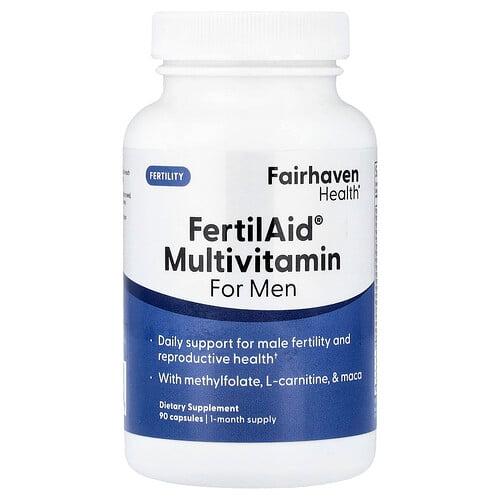 Fairhaven Health Fertilaid Multivitamin For Men 90 Capsules