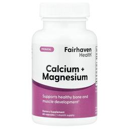 Fairhaven Health Prenatal Calcium Magnesium 60 Capsules