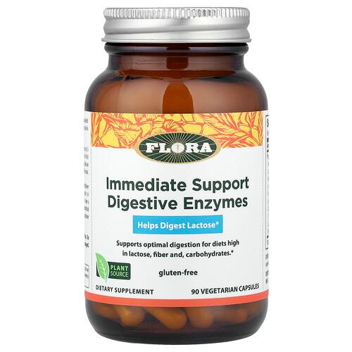 프로라 Flora, Immediate Support 소화 효소, 베지 캡슐 90정 product image