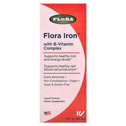 Flora Flora Iron With B Vitamin Complex 15 Fl Oz 445 Ml