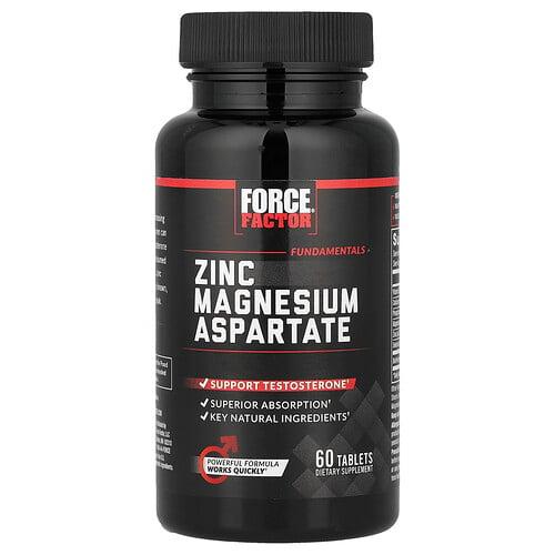Force Factor Fundamentals Zinc Magnesium Aspartate 60 Tablets product image